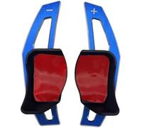Clynex car Shift Paddle Trim for Vw, for Jetta Mk5 2.0T Sportline 1 Pair Car Steering Wheel Shift Paddle Extension Sticker Interior Accessories(Blue)