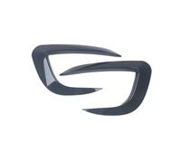 Clynex Car Side Vent Window Louver Shutter Front Fog Light Eyebrow Corner Cover Trim, for Tesla, for Model Y 2021 2022 Carbon Fiber Accessories Car Rear Window Louver(Model C)
