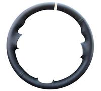 Clynex car steering wheel cover Car Steering Wheel Cover Black Covers, for Mercedes-Benz-, for A Class 19-20 Glc Glb 2020 Cls 2018 2019(White Thread)