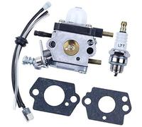 Clynex Carburetor Fuel Line Filter Spark Plug Kit, for Mantis Tiller 7222, for Echo, 12520013123 Tillers Cultivators Replace #, forZama, C1U-K54A Lawn Mower Spark Plug