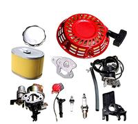 Clynex Carburetor Recoil Starter Ignition Coil Spark Plug Filter Carburetor Carb Engine Kit For GX160 5.5HP Recoil Pull Starter