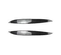 Clynex Eyelids Front Headlight Eyebrows Eye Lid Cover Trim Sticker, for VW, for Golf4, for Golf MK4 1998-2004 Headlight Tint Film(Carbon Fiber Look)