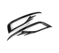 Clynex Fog Light Eyebrow Eyelid Cover Frame Wind Sticker Trim Car Accessories, for Golf 7.5 MK7.5 2018-2020 Headlight Tint Film(Carbon Fiber Look)