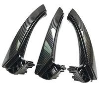 Clynex For, 3 Series E90 E91 E92 6PCS Set LHD RHD Passenger Interior Door Pull Handle Cover Trim 2004-2012 Car Interior Door Handle(BLACK Charcoal)