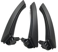 Clynex For, 3 Series E90 E91 E92 6PCS Set LHD RHD Passenger Interior Door Pull Handle Cover Trim 2004-2012 Car Interior Door Handle(Black)