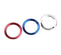 Clynex, for BMW, E39 E36 E60 E90 E34 E46, Auto 3D Stainless Steel Car Steering Wheel Circle Trim Sticker Case Car Accessories Steering Wheel Sticker