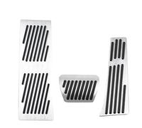 Clynex For BMW, X3 G01 X4 G02 IX3 G08 2018 2019 2020 2021 2022 Car Accelerator Brake Foot Rest Pedals Cover Non-slip Pad Accessories Car Foot Pedal Replacement(2018-2020 Silver 3pc)