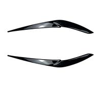 Clynex For BMW X5 G05 X6 G06 ABS Glossy Car Evil Headlight Eyebrows Eyelid Body Kit 30i 30d 35i 35d 40i 40d 45e M50i M50d 2018-2022 Headlight Tint Film(Gloss Black)