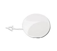 Clynex, for Chevrolet, Malibu 2013-2015, Car Accessories, Rear Bumper Tow Hook Cap Towing Eye Cover Automotive Tow Hook Cover(White Passenger Side)