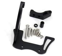 Clynex For Dualtron, for Thunder, 2 ll Electric Scooter Accessories Anti-Vibration Anti-Jitter Steering Stabilizer Damper Kit Scooter Steering Shock(BLACK Bracket Set)