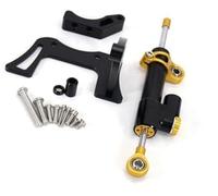 Clynex For Dualtron, for Thunder, 2 ll Electric Scooter Stabilizer Damper Kit Accessories Anti-Vibration Anti-Jitter Steering Scooter Steering Shock(BLACK A Set)