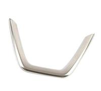 Clynex, for Hyundai, Creta IX25 2020, Steering Wheel Switch Button Frame Molding Cover Trim Interior Mouldings Stainless Steel Sticker Steering Wheel Sticker(Silver)