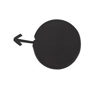 Clynex, for Mazda, 6 2003-2005, GJ6A-50-A11 GJ6A50A11 Car Accessories, Front Bumper Tow Hook Cap Towing Eye Cover Automotive Tow Hook Cover(Unpainted Driver)