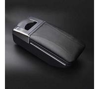Clynex For Suzuki, SX4 Armrest Box Central Store Content Box Cup Holder Ashtray Decoration Interior Car-styling Accessories Parts Car Armrest(Black Thread)