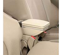 Clynex For Suzuki, SX4 Armrest Box Central Store Content Box Cup Holder Ashtray Decoration Interior Car-styling Accessories Parts Car Armrest(Cream)