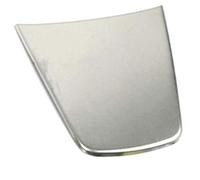 Clynex, for Tesla, Model 3, Steering Wheel Low Part Sticker Cover Trim Stainless Steel Car Interior Accessories Steering Wheel Sticker(Silver)