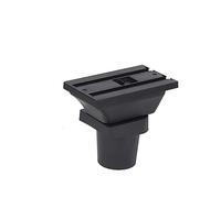 Clynex For Toyota, for Aqua Car Armrest Box Car Centre Console Storage Box USB Arm Rest Accessory Car Armrest(BLACK Base Only)