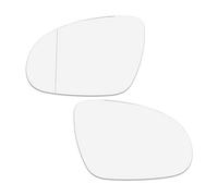 Clynex For VW, for Golf R32 2005 2006 Rabbit Left Right Pair Mirror Glass Heated With Backing Plate Side Rear View Mirror Glass Wing Mirror Glass(1pair)