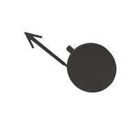 Clynex, for VW, for Passat, CC 2013-2017, 3C8807241A 3C8 807 241 A 35D807241 Car Accessories, Front Bumper Tow Hook Cap Towing Eye Cover Automotive Tow Hook Cover(Unpainted Passenger)