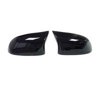 Clynex for, X5 F15 X6 F16 28i 35i 2014-2016 2017 2018 1Pair Car Glossy Black Horned Side M Style Wing Door Mirror Cover Caps Car Mirror Cover