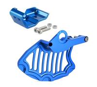Clynex Front Brake Disc Guard Right Fork Leg Protector,for EXC EXCF SX SXF XC XCF XCW XCFW Six Days TPI Factory Edition 2016-2021 Motorcycle Front Fork(Blue)