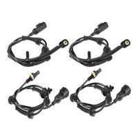 Clynex Front Left Right Rear ABS Wheel Speed Sensor, for Land, for Rover, for Range, For Freelander 2 LR001056 LR001057 Engine Crankshaft Speed Sensor(BLACK 4PCS)