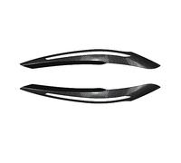 Clynex Gloss Black Car Front Headlights Eyebrows Eyelids Trim Covers, for BMW 1 Series F20 F21 2010 2011 2012 2013 2014 2015 Car Styling Headlight Tint Film(Carbon Look)