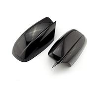 Clynex Glossy Black Chrome ABS Car Door Side Mirror Covers Handle Trim Cover, for Chrysler, 300/300c 2011-2016 Car Mirror Cover(Mirror cover black)