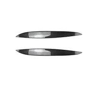 Clynex Headlight Eyebrow Eyelids Cover Trim Headlamp Eyebrow Eyelid Sticker, for Golf 4 Mk4 GTI TDI SDI R32 1997-2006 Headlight Tint Film(Carbon Look)