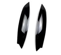 Clynex Headlight Eyebrow, for VW, for Golf, 5 MK5, for GTI R 2003-2005 2006 2007 2008 2009 Car Carbon Fibe Headlights Eyebrow Eyelids Chrome Trim Cover Headlight Eyebrows(BLACK Piano black)