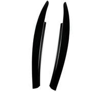 Clynex Headlight Eyebrow, for VW, for Scirocco, R, for GTS 2008-2012 2013 2014 2015 2016 2017 Car Front Headlights Eyebrow Eyelids Trim Stickers Cover Headlight Eyebrows(BLACK Glossy Black)