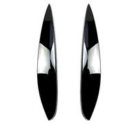 Clynex Headlight Eyelid Lid Eyebrow Trim Cover, For Smart 2014 2015 2016 2017 2018 2019 2020 2021 Headlight Tint Film(Glossy Black)