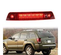 Clynex High Mount Red Smoke Third Tail Rear Brake Stop LED Light Rear Lamp, for, for Jeep, Grand Cherokee 2005-2010 55156389AC/ 55156389AF Tail Light Brake Lamp(1pcs LED Red Lens)