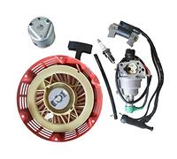 Clynex Ignition Coil Spark Plug Carburetor Carb Recoil Starter Repair Parts For GX390 188 Engine Generator Recoil Pull Starter
