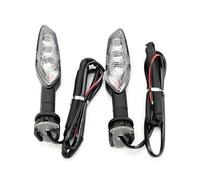 Clynex LED Light Turn Signal Indicator, for YAMAHA, for MT-01 MT03 MT07 MT09, for Tracer 9 900/GT, for Tenere 700 XSR 155 FZ6, Motorcycle Flashing Lamp Motorcycle Indicator Light(2pcs Clear)