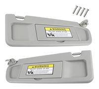 Clynex Left Driver and Right Passenger Side Sun Visors, for Civic, 2006 2007 2008 2009 2010 2011, OEM# 83230-SNA-A01ZB Car Sun Visor(Grey)
