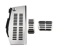 Clynex LHD Car Pedals, for POLO, for Golf 4, for Bora, for Beetle, RSi GTI R32, for A3, for Seat, Leon 1M Toledo 1L Pad Foot Rest Pedal ES Car Foot Pedal Replacement(AT With Rest Style A)