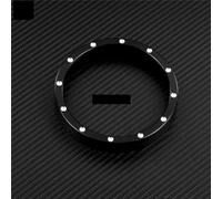Clynex Motorcycle Billet Speedometer Trim Bezel Cover Black Chrome, for Harley, Dyna Street Bob Sportster XL883 XL1200 Low Rider Models Motorcycle Speedometer Bezel(Speedometer Trim1)