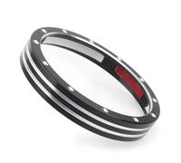 Clynex Motorcycle Speedometer Gauge Bezel Trim Ring, for Harley, Sportster XL883 XL1200 Dyna Street Bob Low Rider models 84.5mm Universal Motorcycle Speedometer Bezel