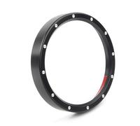 Clynex Motorcycle Speedometer Gauge Bezel Trim Ring, for Harley, Sportster XL883 XL1200 XL 883 1200 Dyna Street Bob Low Rider 3.34”Inner Motorcycle Speedometer Bezel(Black)