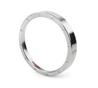 Clynex Motorcycle Speedometer Gauge Bezel Trim Ring, for Harley, Sportster XL883 XL1200 XL 883 1200 Dyna Street Bob Low Rider 3.34”Inner Motorcycle Speedometer Bezel(Chrome)