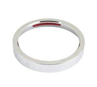 Clynex Motorcycle Speedometer Trim Bezel Trim Ring Aluminum, for Harley, Sportster 883 1200 Dyna Street Bob Low Rider Black/Chrome Motorcycle Speedometer Bezel(Chrome)