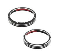 Clynex Motorcycle Speedometer Trim Bezel Trim Ring Aluminum, for Harley, Sportster 883 1200 Dyna Street Bob Low Rider Road Glide Black Motorcycle Speedometer Bezel(Trim Bezel A)