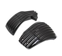 Clynex Oil Tank Battery Toolbox Panel Cover Stripe Black, for Harley, Softail Fat Boy FXDR Street BOB 2018-2020 2019 Motorcycle Battery Cover