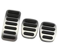 Clynex Pedal Pad, for VOLVO, V40 XC40 C30 C70 S40 2013 2014 2015 2016 2017 2018 Stainless Steel Accelerator Fuel Gas Brake Pedal Pad Cover Car Pedals Car Clutch Pedal(BLACK MT)