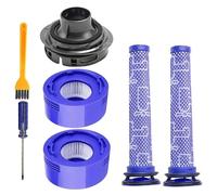 Clynex Rear Motor Cover And Filters Kit, for Dyson, V7 V8 Absolute/Animal Vacuum Cleaner Replacement Accessories 965661-01 & 967478-01 Vacuum Motor Rear Cover