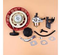 Clynex Recoil Starter Carburetor Fuel Tank Cap Governor Arm Kit Engine Gasoline Generator Lawnmower, For GX160 GX200 168F 16100-ZH8-W61 Recoil Pull Starter