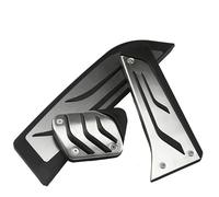Clynex RHD Stainless Steel Foot Rest No Drilling Footrest Pedal Pad Cover, for BMW 1 3 Series F20 F21 F30 F31 F34 GT 318 2012-2016 Car Foot Pedal Replacement