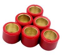 Clynex Scooter Variator Roller Set 16x13mm Weights 4g 4.5g 5g 5.5g 6g 6.5g 7g, for 50cc 139QMB 139QMA 4-Stroke Engines Skateboard Weight Roller(BLACK 16x13mm 6g)