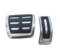 Clynex Stainless Steel Car Accessories, for A4 B9 A5 S4 8W 2016 2017 2018 AT RHD Foot Rest Modify Pedal Decoration Plate Pad Car Foot Pedal Replacement(2PCS)